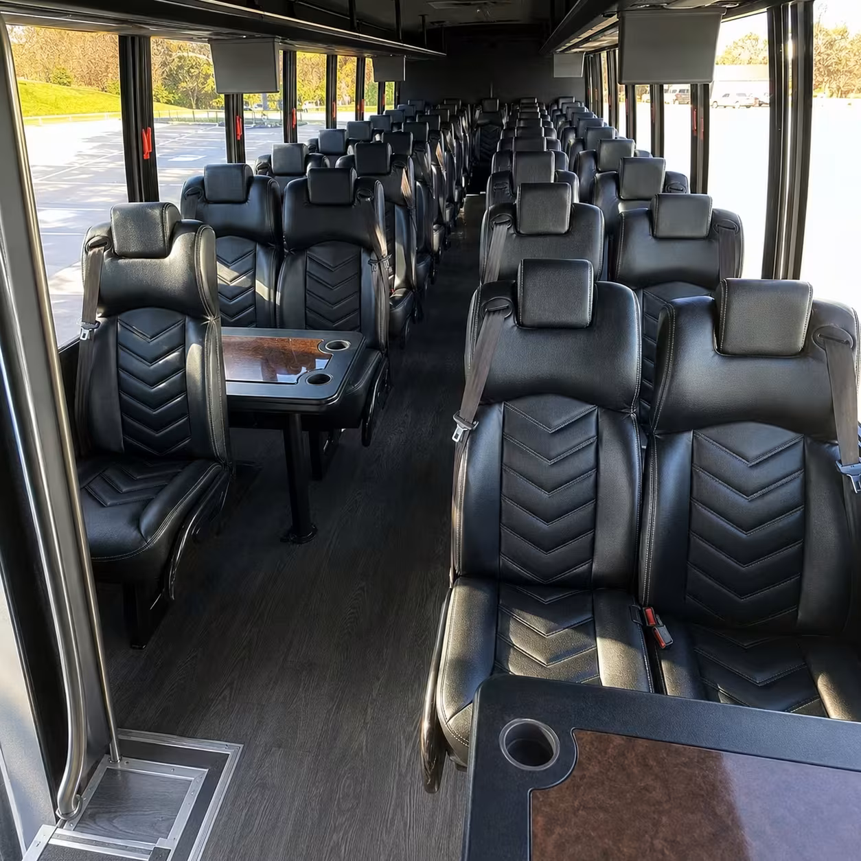 30 passenger minibus inside