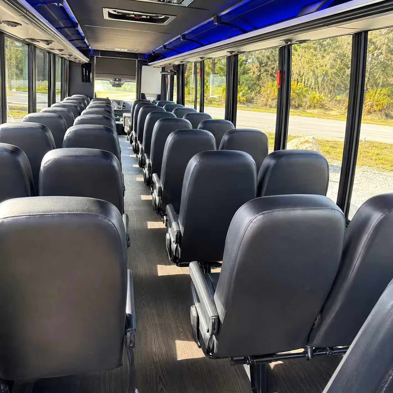 35 passenger minibus inside